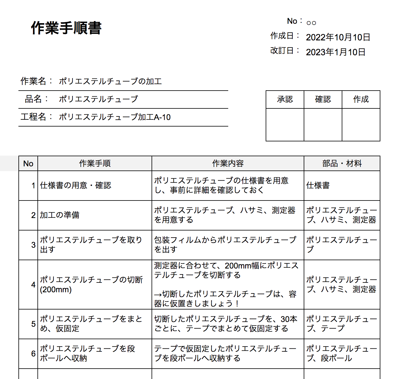 製造業で使われるわかりやすい作業手順書の作り方を紹介 | ”実績班長 ...